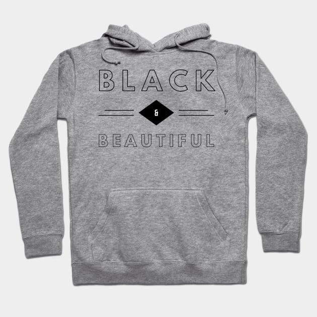 Black & Beautiful | African American | Black Lives Hoodie by UrbanLifeApparel